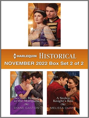 cover image of Harlequin Historical: November 2022 Box Set 2 of 2